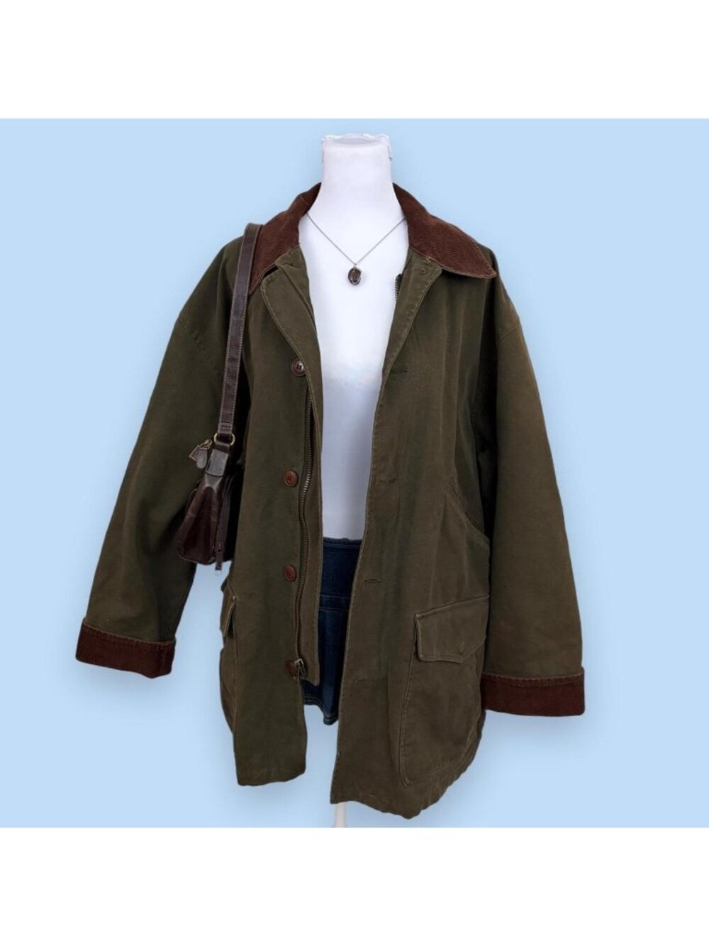 y2k distressed barn coat chore jacket